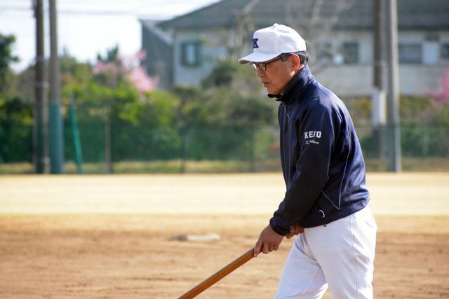 茨城キャンプで指導に当たった北倉コーチ