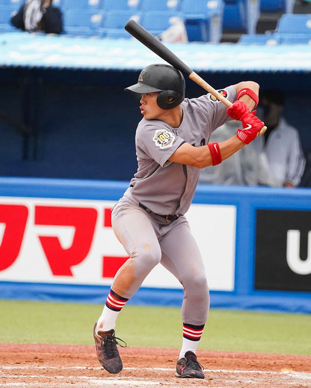 1番打者に定着し、打線を牽引した今津慶介外野手