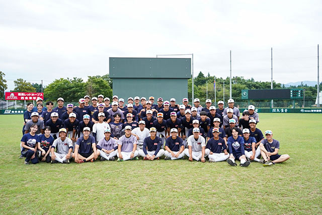 福島キャンプに参加した選手たち