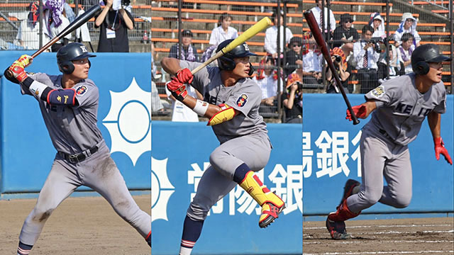 スタメン出場した今泉将・常松広太郎・今津慶介