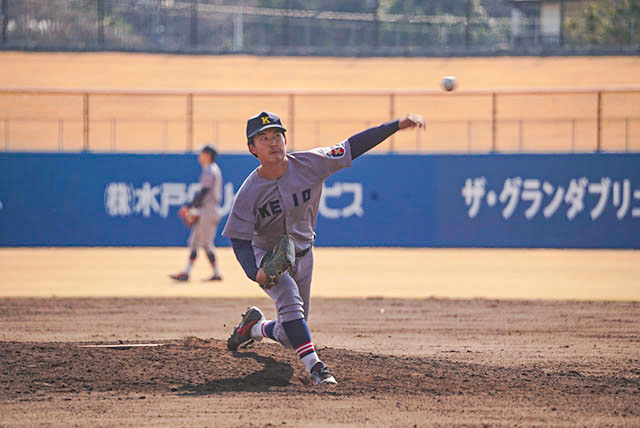 登板した2試合を通して安定したピッチングを見せ、試合を作った宮﨑慶の写真