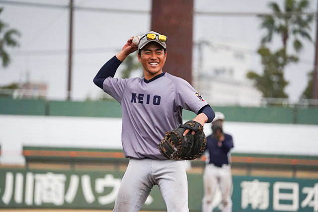学生チーフとして初の鹿児島キャンプをまとめた山口瑛士の写真
